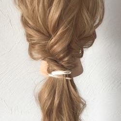 くるりんぱのルーズアレンジ☆　ヘアアレンジ　ロングヘア