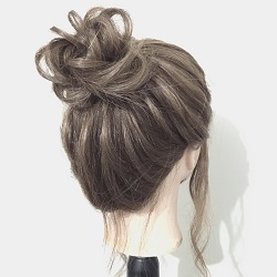 中級編 ミディアムヘアのおだんご 日常のお出かけに ヘア