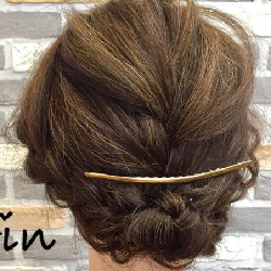 上品*アクセが映える大人のお仕事用まとめ髪 ヘアアレンジ ロングヘア