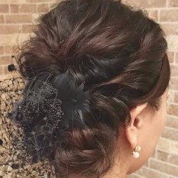今度の結婚式はこれで決まり!サイドシニヨンアレンジ ヘアアレンジ ロングヘア