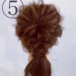 バックを可愛くしたい＃インスタ映えするポニーテール　ヘアアレンジ　ロングヘア