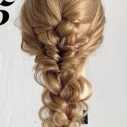 大人かわいい編みおろしへアアレンジ! ヘアアレンジ ロングヘア
