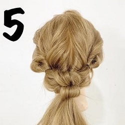 逆りんぱ×片結びで簡単☆お洒落ポニーテール　ヘアアレンジ　ロングヘア