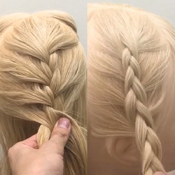 表編みも裏編みも解説！「編み込み」を綺麗に作るコツ　ヘアアレンジ