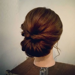 襟足スッキリ☆くるりんぱに巻き込むシニヨンアレンジ ヘアアレンジ ロングヘア