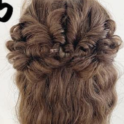 凝った風アレンジが誰でも出来ちゃう！簡単に出来るくるりんぱアレンジ　ヘアアレンジ　ショートヘア