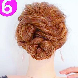 くるっとまきつけるだけ!どんな秋コーデにも合う万能アップアレンジ ヘアアレンジ ロングヘア