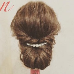 オトナ女子必見!お呼ばれでも使えるエレガントなギブソンタックアレンジ♪ ヘアアレンジ ロングヘア