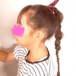 簡単にできる子供のヘアアレンジ ヘアレシピ 頭美人