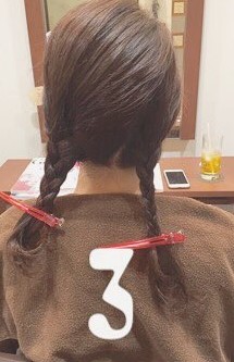 三つ編みで誰でも簡単アレンジ♪お呼ばれにも使えるきれいめまとめ髪☆3