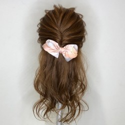 かわいさたっぷり♡100均アイテムで作れるフィッシュボーンアレンジ　ヘアアレンジ　ロングヘア