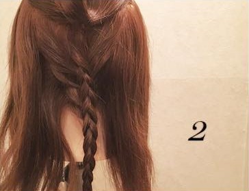 ヘアアクセサリーなしでも可愛い！ビッグリボンヘアアレンジ♡2