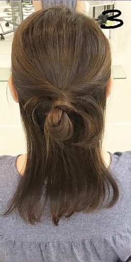 一工夫するだけで普段のお団子が大変身☆ゆるふわの可愛いヘアに！３