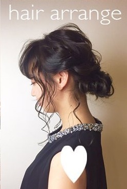 ゆるふわローアップで印象を変える！二次会などにもってこいのヘアアレンジ♪.jpgfin