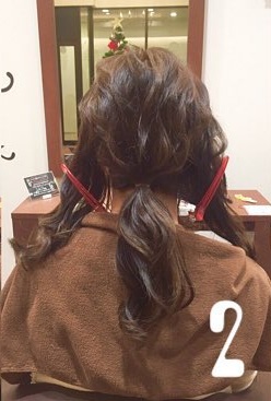 ゆるふわローアップで印象を変える！二次会などにもってこいのヘアアレンジ♪.jpg2