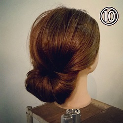 くるりんぱで簡単にできる万能アレンジ!華やかまとめ髪ギブソンタックアレンジ♡ ヘアアレンジ ロングヘア