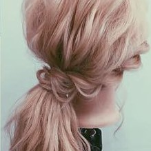 アシンメトリーでこなれ感アップ♪ロープ編みで作るローポニーアレンジ☆ ヘアアレンジ ロングヘア