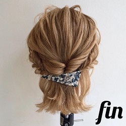 必要なのはゴム3つ⁉くるりんぱを使ったこなれ感たっぷりのお洒落ボブアレンジ☆ ヘアアレンジ ミディアムヘア