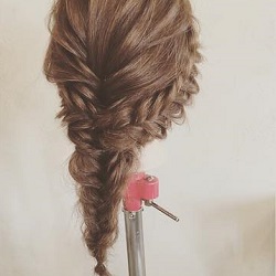 お姫様みたい♪フィッシュボーンだけでできるダウンアレンジ! ヘアアレンジ ロングヘア