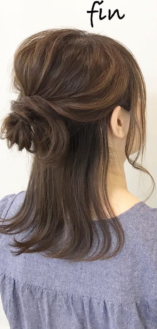 一工夫するだけで普段のお団子が大変身☆ゆるふわの可愛いヘアに！fin