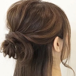 簡単ヘアアレンジ ロングヘア 忙しい朝に ヘアレシピ 頭美人