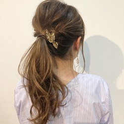 こなれ感をだしたい方必見！きれいめコーデにぴったりの大人ポニーテールアレンジ☆　ヘアアレンジ　ロングヘア