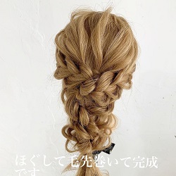 大人キレイ×かわいいを実現☆特別な日のための編み下ろしアレンジ ヘアアレンジ ロングヘア
