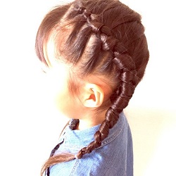 簡単にできる子供のヘアアレンジ ヘアレシピ 頭美人