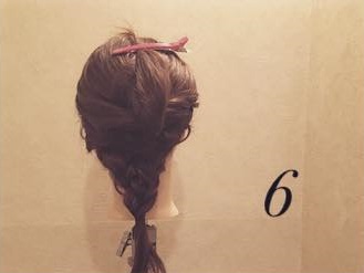 ヘアアクセが無しでも一番目立てる！リボンヘアアレンジ☆６