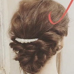 上品な大人ヘアで気分が上がる♪フィッシュボーン×ロープ編み ヘアアレンジ ロングヘア