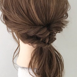 くるりんぱで簡単!大人キレイなサイドダウンアレンジ♪ ヘアアレンジ ロングヘア