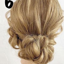 どんなシーンでも使える♪くるりんぱと三つ編みでゆるふわお団子アレンジ! ヘアアレンジ ロングヘア