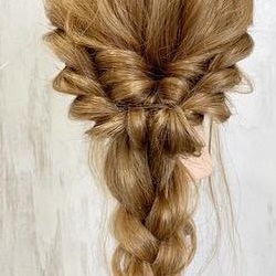 三つ編みで仕上げる簡単編み下ろし♪ ヘアアレンジ ロングヘア