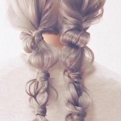 ツインテール ヘアレシピ 頭美人