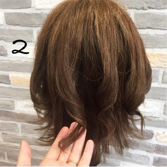 今日は巻きたいかも!ヘアアイロンで外ハネウェーブ☆2