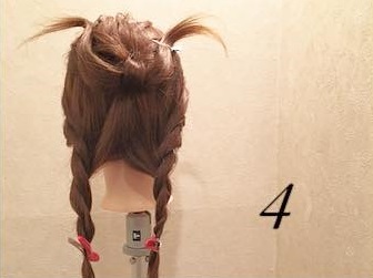 ヘアアクセなしでも超映える!華やかビックリボンアレンジ☆4