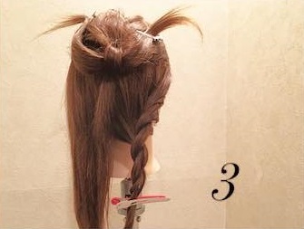 ヘアアクセなしでも超映える!華やかビックリボンアレンジ☆3