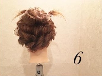 ヘアアクセなしでも超映える!華やかビックリボンアレンジ☆6