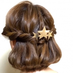 ボブでもできる!簡単かわいいハーフアップ♡ ヘアアレンジ ロングヘア