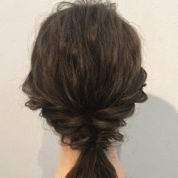 憧れの後ろ姿美人に♪タイトロープとくるりんぱで作るダウンスタイルアレンジ♡ ヘアアレンジ ロングヘア