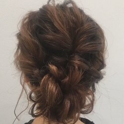 スッキリまとめ髪!くるりんぱで簡単なのに豪華見え♪ ヘアアレンジ ロングヘア