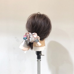 ボブ×スカーフ これ一つ知ってるだけで違う!センシュアルなヘアアレンジ☆ ヘアアレンジ ショートヘア