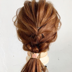 上から順に結ぶだけ!簡単おしゃれなひとつ結びアレンジ☆ ヘアアレンジ ロングヘア