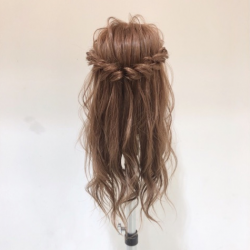 5分でいつもの倍可愛い♡時短でできるハーフアップアレンジ　ヘアアレンジ　ロングヘア