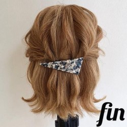バレッタをつけて大人っぽく♪ボブヘアにオススメのハーフアップアレンジ ヘアアレンジ ミディアムヘア