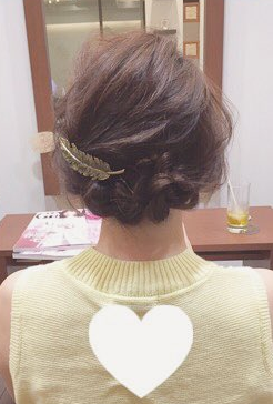 三つ編みができれば誰でもできる！結婚式にもおすすめなまとめ髪♡fin