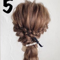 いつものハーフアップにひと手間加えてより可愛く♡ローポ二アレンジ ヘアアレンジ ロングヘア