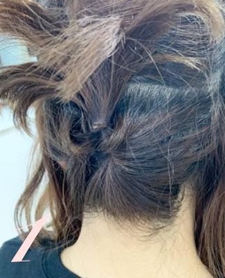 難しい工程ありません！ママ友と差をつけるヘアアレンジ1