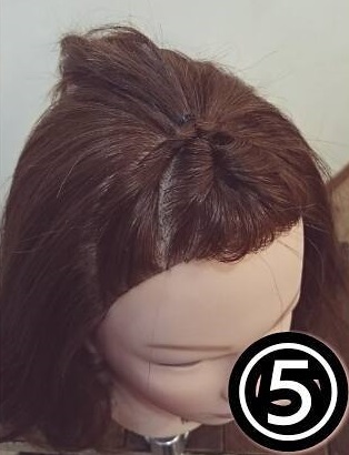 崩れ知らず 動いても邪魔にならない前髪アレンジ ヘアレシピ 頭美人