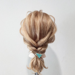 【5分でできる☆】ねじってほぐすだけ!簡単・時短で可愛い編み下ろし風アレンジ ヘアアレンジ ミディアムヘア